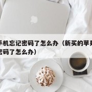 苹果手机忘记密码了怎么办（新买的苹果手机忘记密码了怎么办）